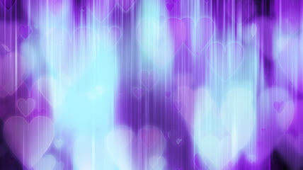 紫色粉色桃心动态视频素材