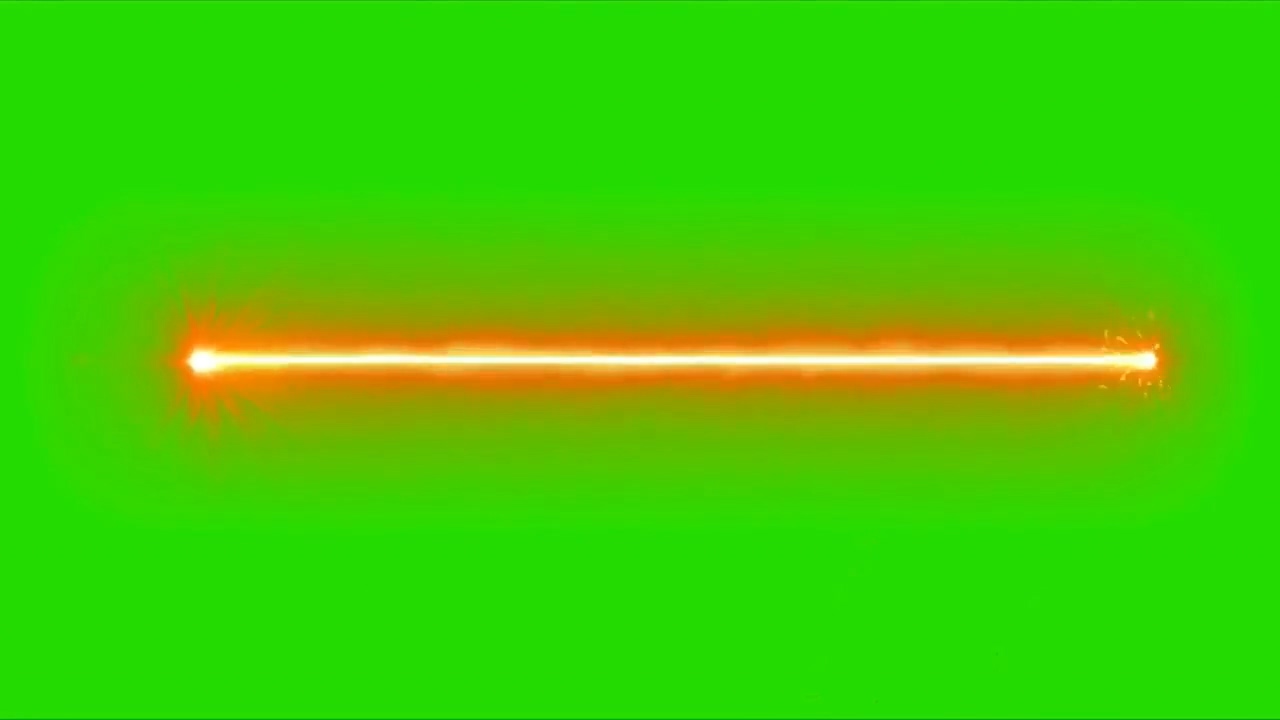 绿屏抠像红色激光
