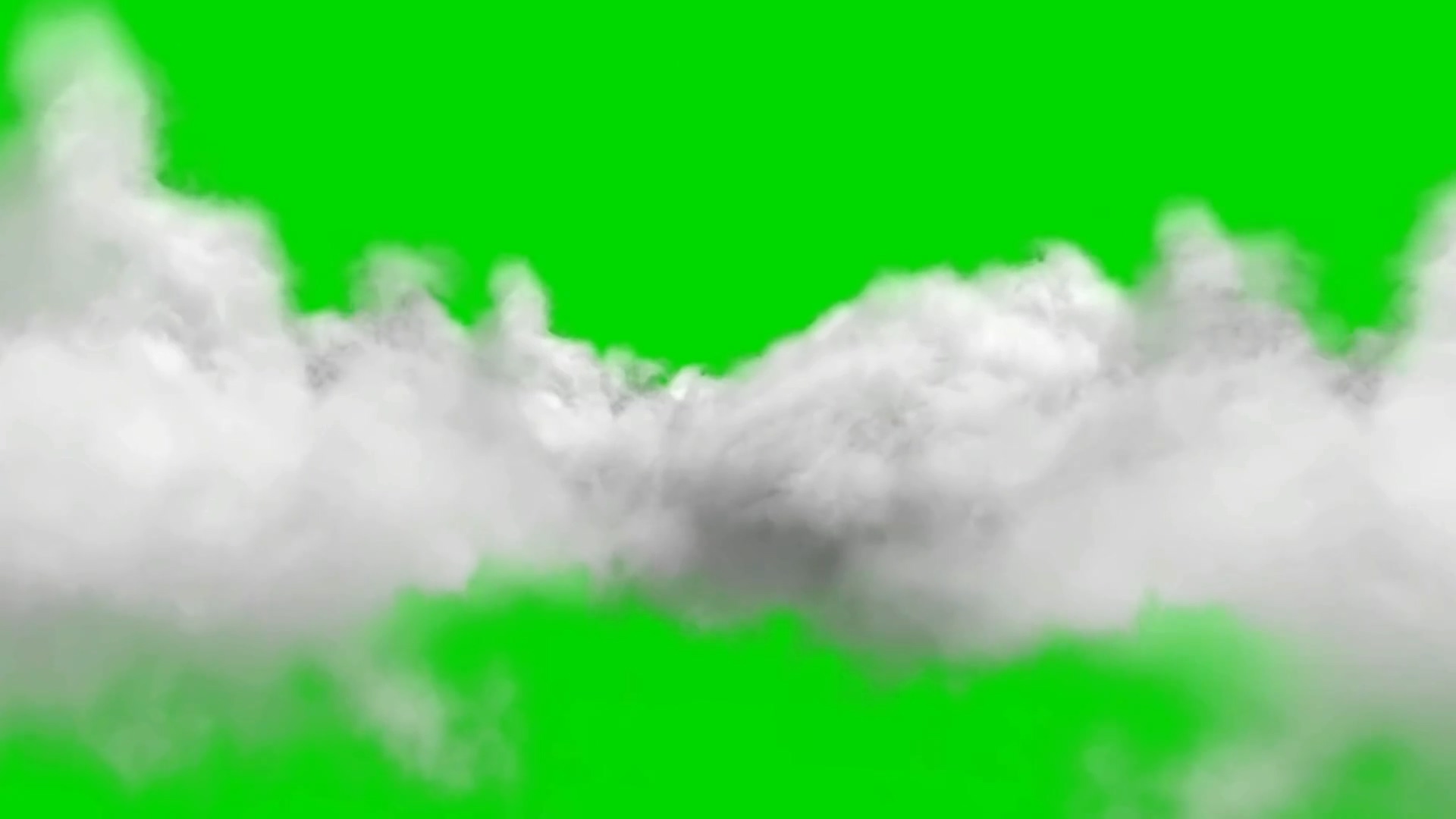 绿屏抠像白云中穿梭