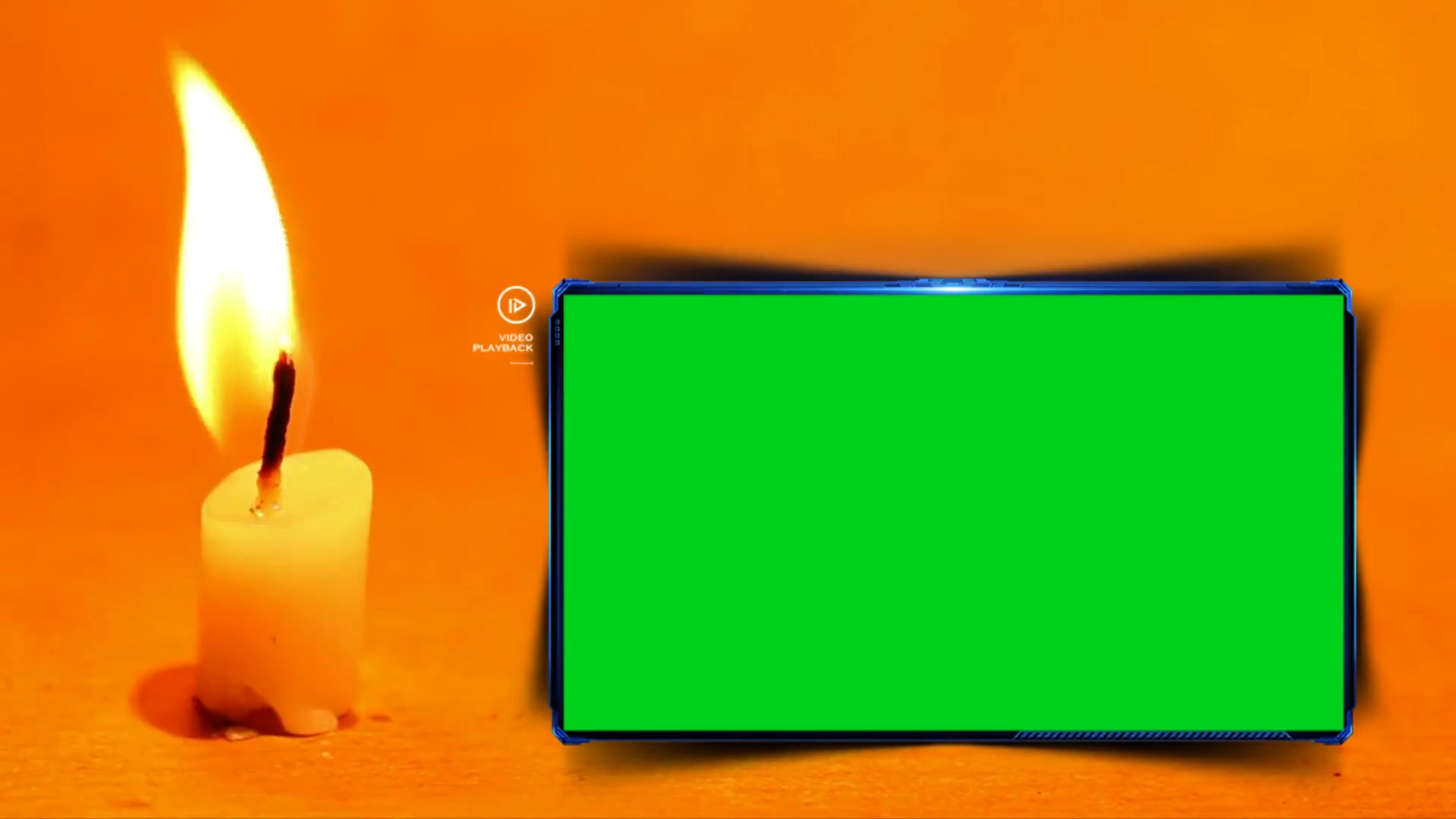 绿屏抠像红烛液晶显示器