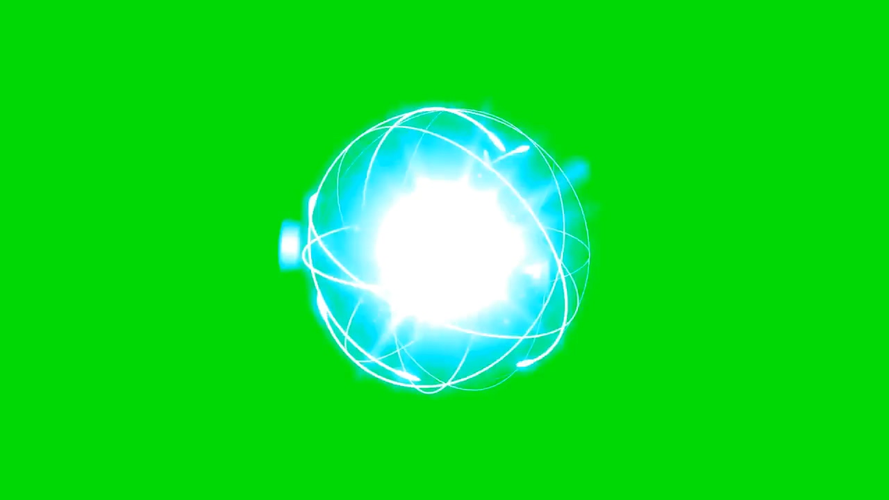 绿屏抠像能量粒子球