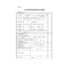 山東省環(huán)保違規(guī)建設(shè)項(xiàng)目調(diào)查表