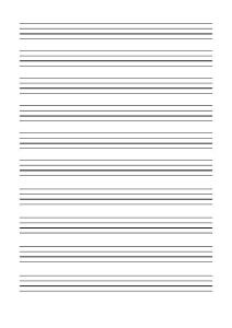 英文四线三格模板