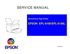 爱普生EPSON EPL-6100 EPL-6100L维修手册