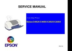 爱普生EPSON C40UX C40SX C20UX维修手册