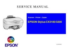 爱普生EPSON Stylus CX3100_CX3200维修手册