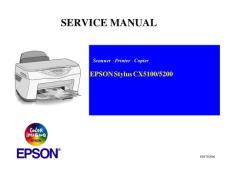 爱普生EPSON Stylus CX5100_CX5200维修手册