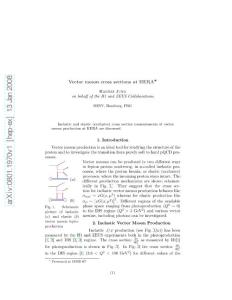 Vector meson cross sections at HERA