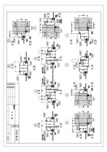 門窗公司50平開窗節(jié)點圖