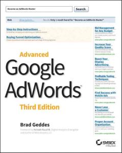 Advanced Google AdWords, 3rd Edition