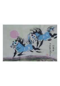 2015年 　幻想曲　46×68cm　畫家野風珮云作