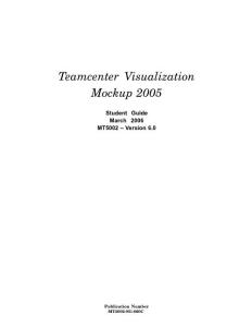 Teamcenter Visualization Mockup 2005使用手册
