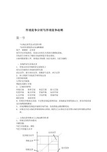 企业竞争分析与战略管理 文档