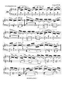 车尔尼299钢琴快速练习曲Op.299 No.39