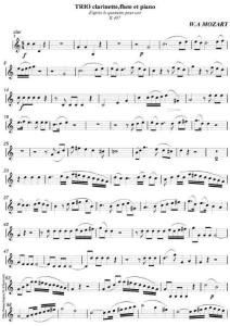莫扎特-单簧管三重奏，长笛与钢琴[Clarinet_Institute] Mozart Trio Cl Fl Pno