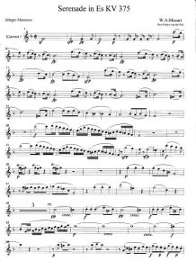 莫扎特，W.A. -小夜曲 单簧管五重奏375[Clarinet_Institute] Mozart K375 Cl5