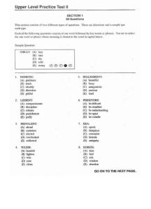 SSAT官方指南及答案-Test 2