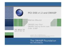 Microsoft PowerPoint - OWASP Testing Guidev3 (PCIMilan).ppt ...