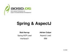 Microsoft PowerPoint - SpringAspectJ