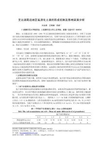 艾比湖水位變化對湖濱濕地鹽漬化的影響研究