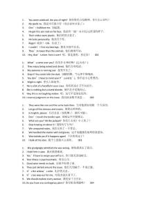 英语口语魔鬼1000句 高级口语笔记汇总