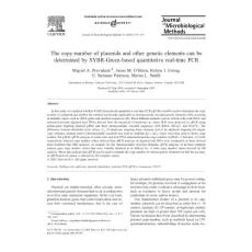 The copy-number of plasmids and other genetic elements can be determined by SYBR-Green-based quantitative real-time PCR