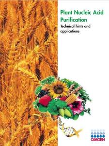 Plant Nucleic Acid Purification - Uniscience(PDF-28)