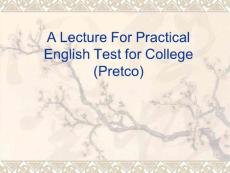 高級黌舍英語應用能力b級測驗指點課件[最新]