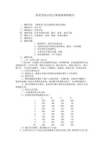 環境資源   白色污染調查報告