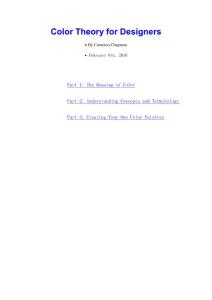 實例講述：色彩搭配就是這么簡單