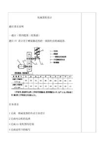 机械设计课程设计-螺旋输送机的一级圆柱齿轮减速器