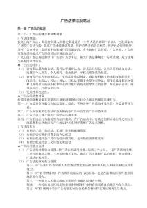 江蘇自考 廣告法律法規筆記