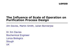 The Influence of Scale of Operation on Purification ...