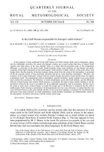 OFTHE ROYAL METEOROLOGICAL SOCIETY