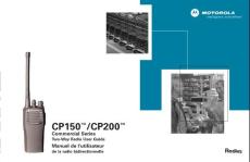 Motorola CP 150 CP 200 user guide