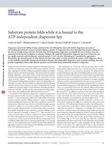 nsmb.3133-Substrate protein folds while it is bound to the ATP-independent chaperone Spy