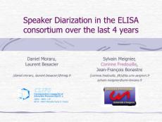 說話人分割與追蹤研究報告