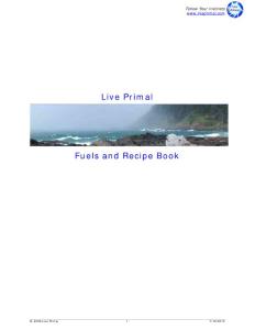 Live Primal Fuels and Recipe Book - Colorado State University