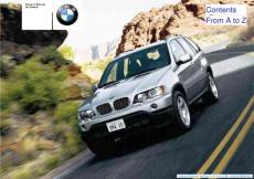 BMW X5 Owners Manual - 2003