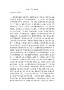 年度工作計劃范文