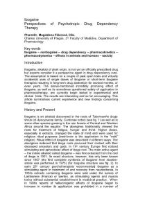 Ibogaine Perspectives of Psychotropic Drug …