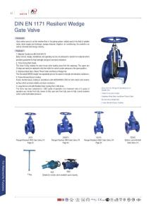 DIN EN 1171 Resilient Wedge Gate Valve - KW Tools