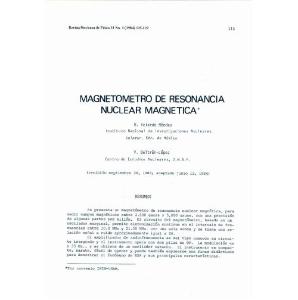 MAGNETOMETRO DERESONANCIA NUCLEAR MAGNETICA&acute;…