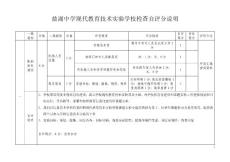 肇慶鼎湖中學(xué)現(xiàn)代教育技術(shù)實(shí)驗(yàn)學(xué)校檢查自評(píng)分說明