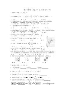 2012-2013學年江蘇省蘇州張家港市二中七年級上學期期中考試數學試題（無答案）
