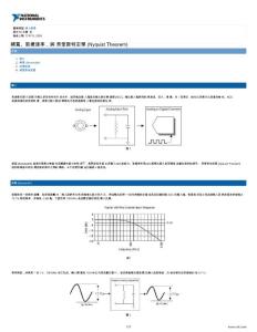 頻寬、取樣速率，與 奈奎斯特定理 (Nyquist Theorem)