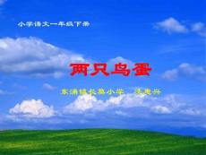 人教版小学一年级下册语文课件：两只鸟蛋