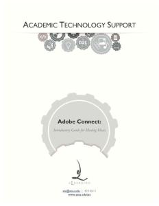 Adobe Connect - ETSU