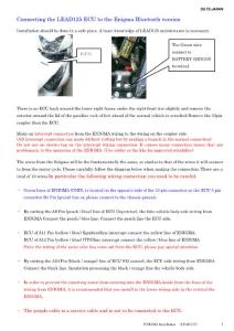 Connecting the LEAD 125 ECU to the Enigma …