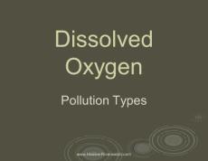 Dissolved Oxygen - Kenston Local Schools
